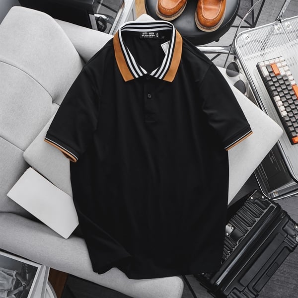 Áo thun polo phối màu thời trang chất cotton (mẫu 52) - Ảnh 2