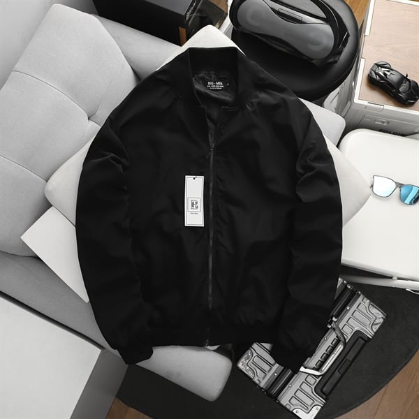 Áo khoác dù bomber dây kéo 2 lớp chống nước thời trang (Mẫu 5) - Ảnh 2