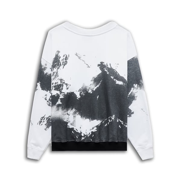 Áo sweater big size form unisex in hình núi độc lạ (Mẫu 2) - Ảnh 2