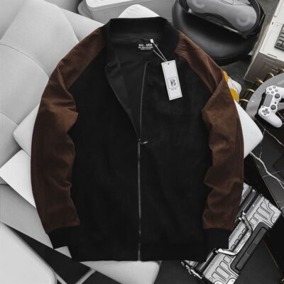 Áo khoác bomber 2 lớp phối màu thời trang (Mẫu 5)