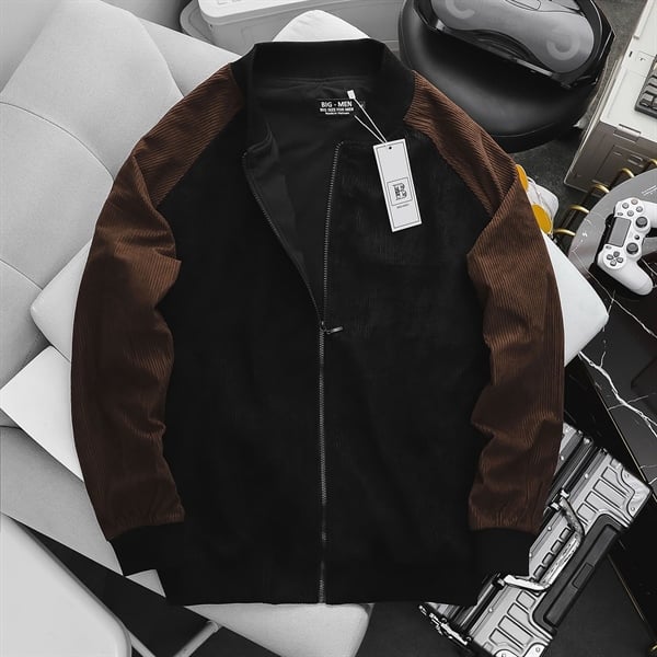 Áo khoác bomber 2 lớp phối màu thời trang (Mẫu 5)
