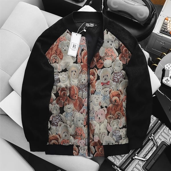 Áo khoác bomber 2 lớp phối màu thời trang (Mẫu 4) - Ảnh 2