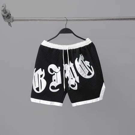 Quần short thun thời trang vải dập nổi thêu chữ bigsize nam < 140kg