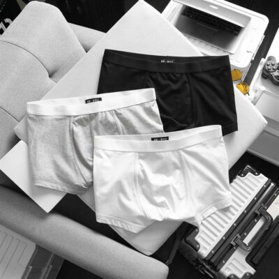 Quần lót trơn dạng boxer big size nam (mẫu 01)