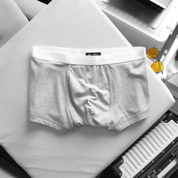 Quần lót trơn dạng boxer big size nam (mẫu 01) - Ảnh 2