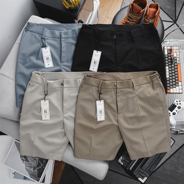 Quần short tây nam lưng thun hàn quốc (Mẫu 3)