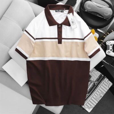Áo thun polo phối màu sọc thời trang bigsize nam (mẫu 59)