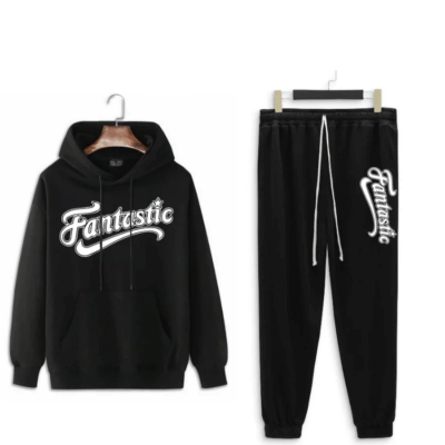 [bigsize] Set bộ quần áo thu đông, hoodie, quần nỉ dài, thời trang bigsize nam cỡ đại < 140kg - in chữ Fantastic