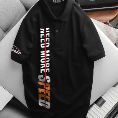[Bigmen.Bigsizemen] Áo thun polo chất cotton in chữ SPEED độc đáo bigsize nam 85- 135 kg