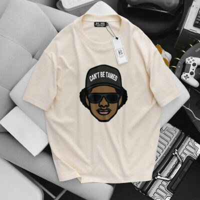 Big Men - Áo thun cotton bigsize nam in mặt người Can't Be Tamed thời trang 55-135kg