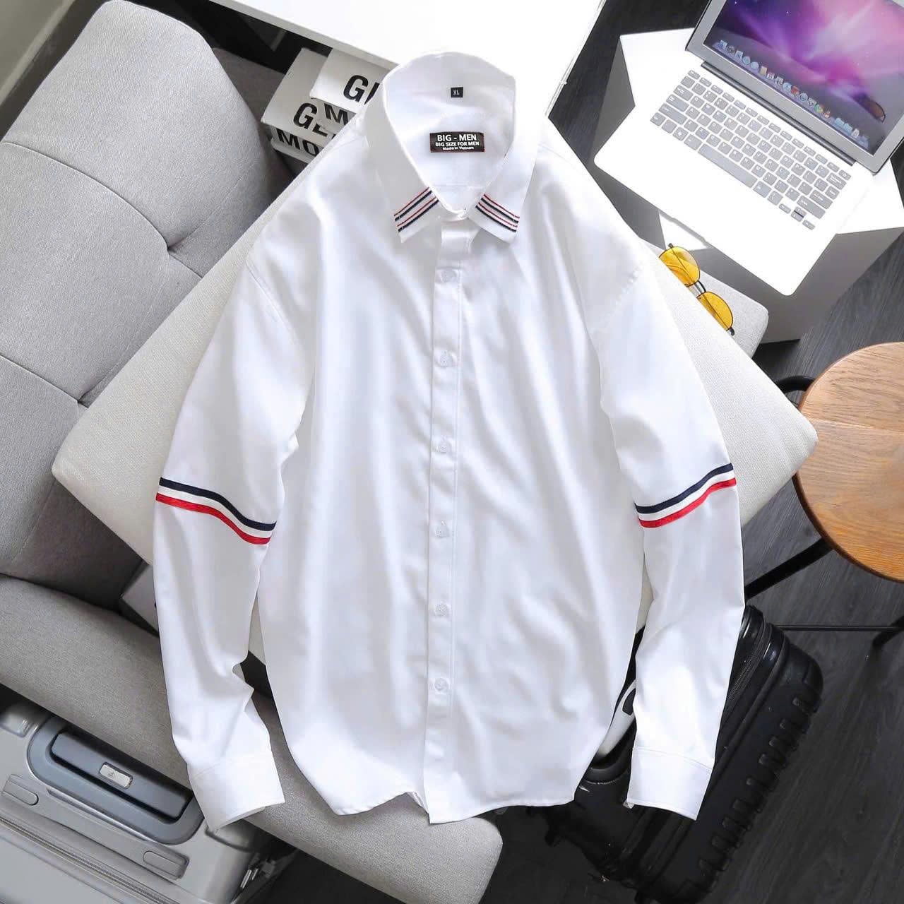 ÁO SƠ MI TAY DÀI QUỐC DÂN BIG SIZE NAM (Mẫu 5) - Ảnh 2