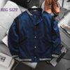 Áo khoác bomber vải nỉ cua phối sọc cá tính bigsize nam < 140kg