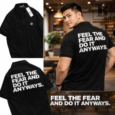 BIG MEN- Áo thun polo cotton bigsize nam in FEEL 2 mặt thời trang 85- 145kg