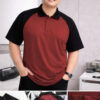 BIG MEN- Áo thun polo cotton 2 chiều phối raplan thời trang bigsize nam 85- 135kg