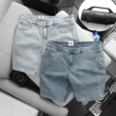 Big Men- Quần short jean bigsize nam tông xanh thời trang 80- 130 kg - 0 mã